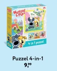Aanbieding: Puzzel 4-in-1