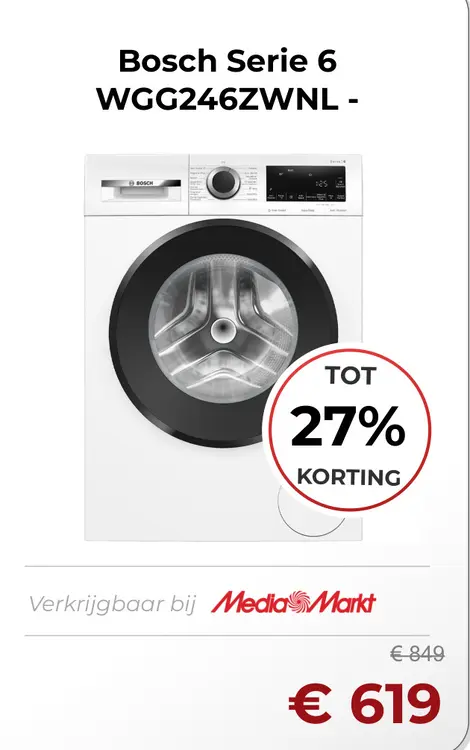 Aanbieding: Serie 6 WGG246ZWNL