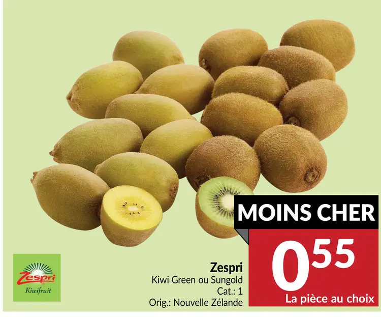 Offre: Kiwi Green ou Sungold