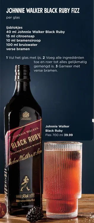 Aanbieding: Johnnie walker black ruby 