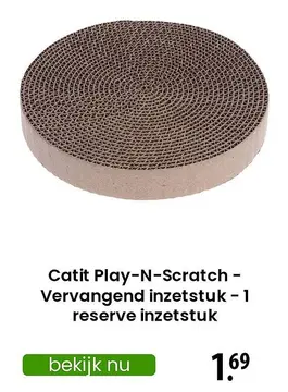 Aanbieding: Catit Play-N-Scratch - Vervangend inzetstuk -