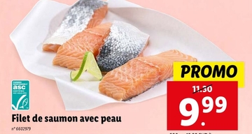 Offre: Filet de saumon avec peau