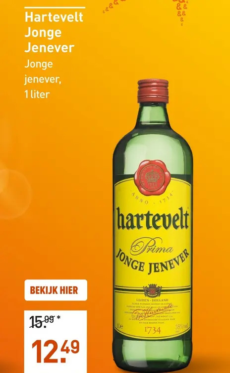 Aanbieding: Hartevelt Jonge Jenever