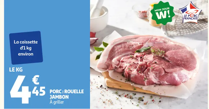 Offre: Porc: rouelle jambon
