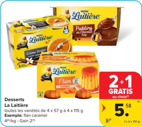 Offre: Desserts