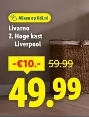 Aanbieding: Hoge kast Liverpool