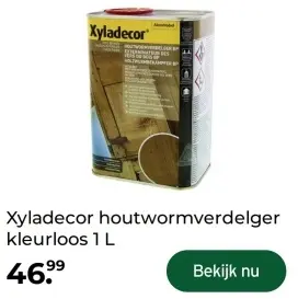 Aanbieding: Houtwormverdelger kleurloos