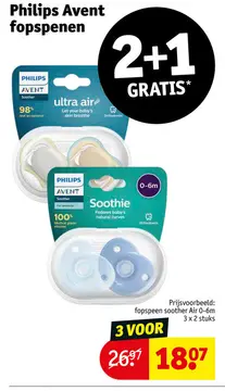 Aanbieding: Philips Avent fopspenen