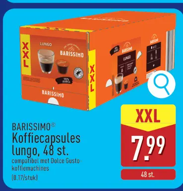 Promotie: Koffiecapsules lungo