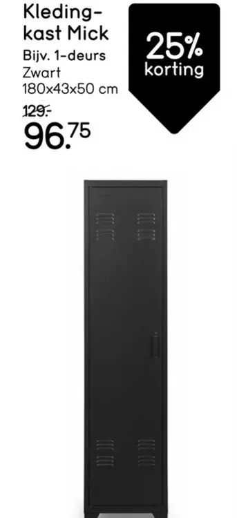Aanbieding: Kledingkast Mick