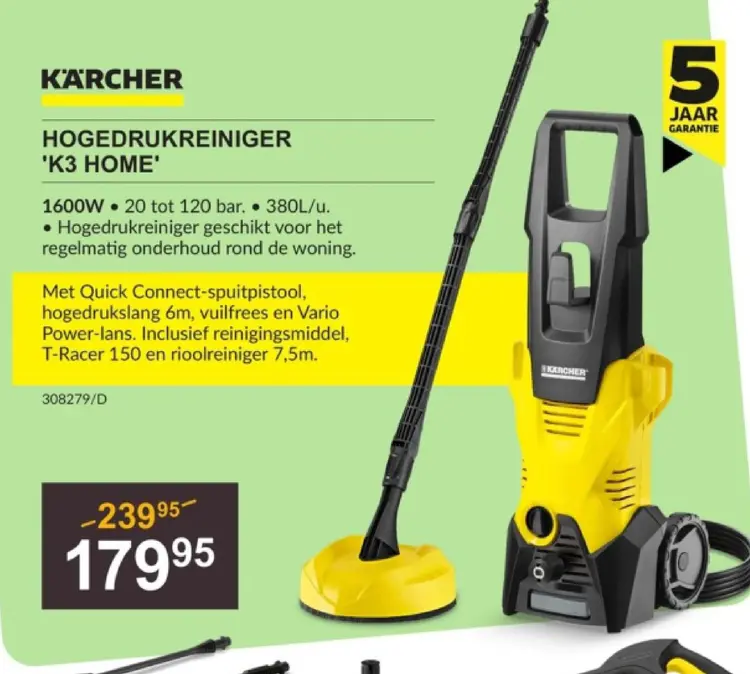 Promotie: Hogedrukreiniger 'k3 home'