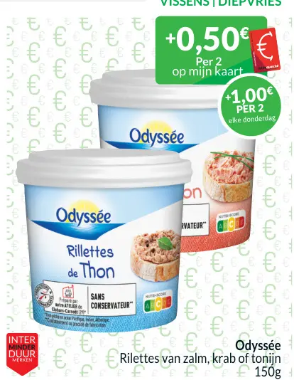 Promotie: Rilettes van zalm, krab of tonijn