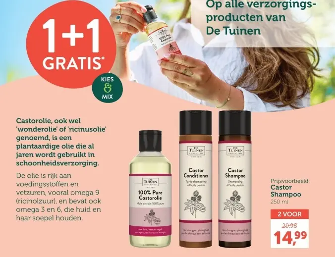 Aanbieding: Castor Shampoo