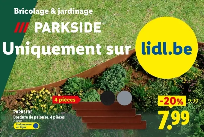 Offre: Bordure de pelouse