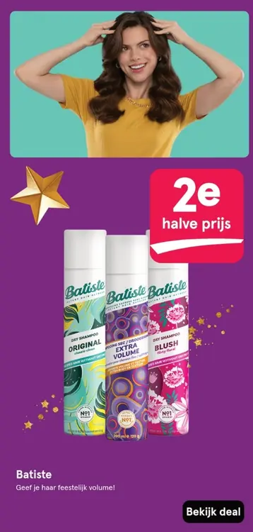Aanbieding: Dry Shampoo Original, Extra Volume, Blush