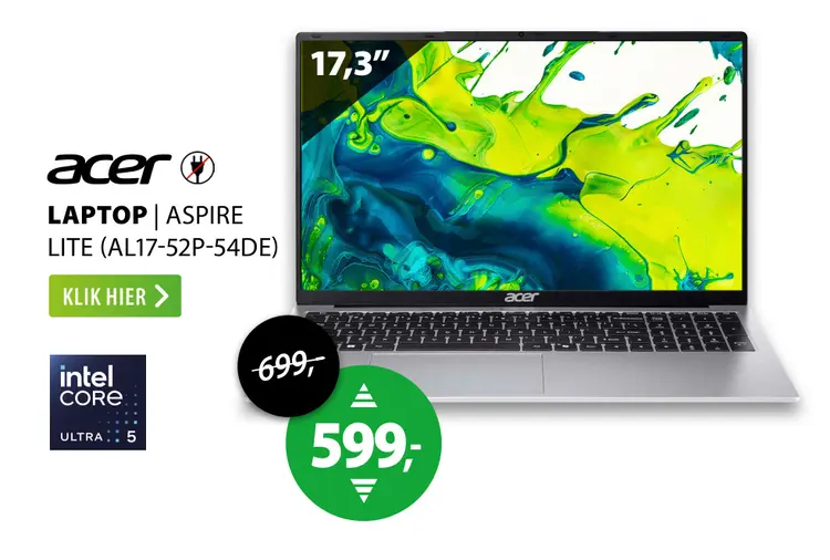 Aanbieding: Aspire lite (al17-52p-54de)