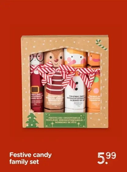 Aanbieding: Festive candy family set