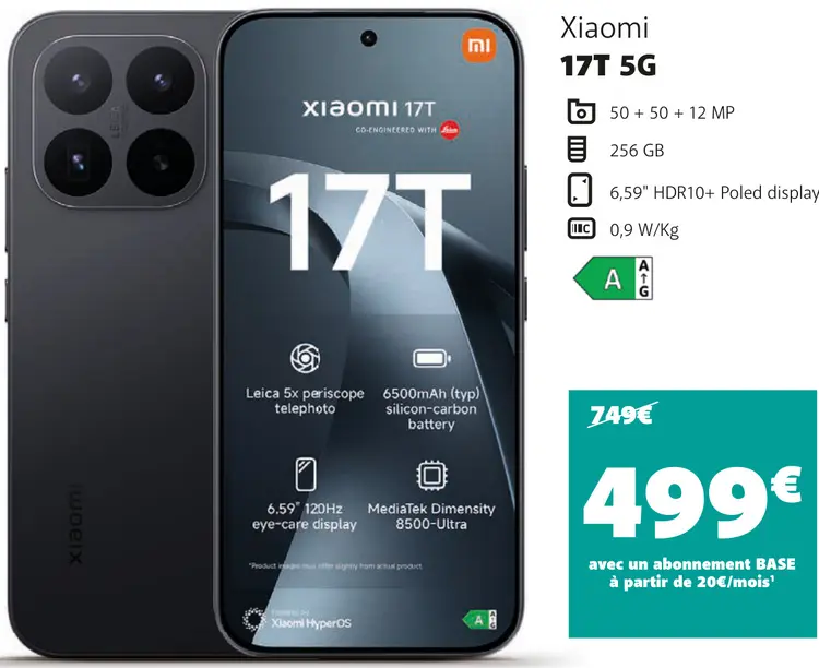 Offre: 17T 5G
