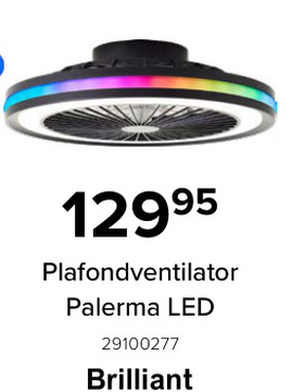 Aanbieding: Plafondventilator Palerma LED