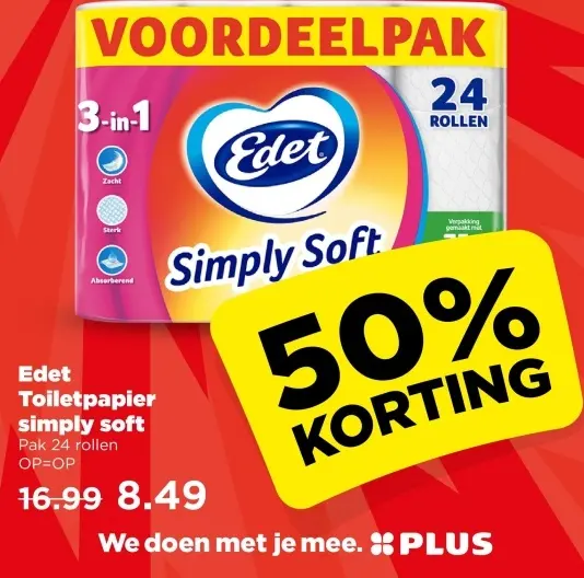 Toiletpapier simply soft