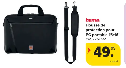Offre: Housse de protection pour PC portable 15/16"