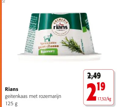 Promotie: geitenkaas met rozemarijn