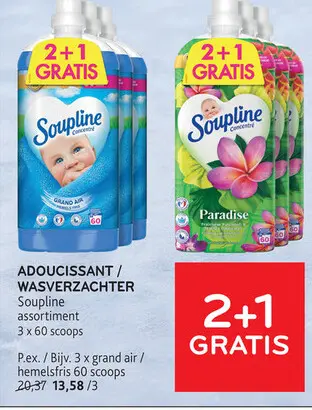 Offre: ADOUCISSANT / WASVERZACHTER Soupline assortiment