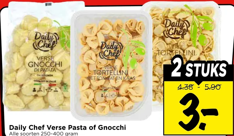 Aanbieding: Verse Pasta of Gnocchi
