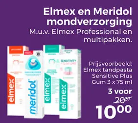 Aanbieding: Elmex en Meridol mondverzorging