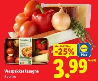Aanbieding: Verspakket lasagne
