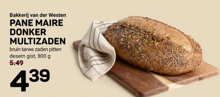 Aanbieding: Pane maire donker multizaden
