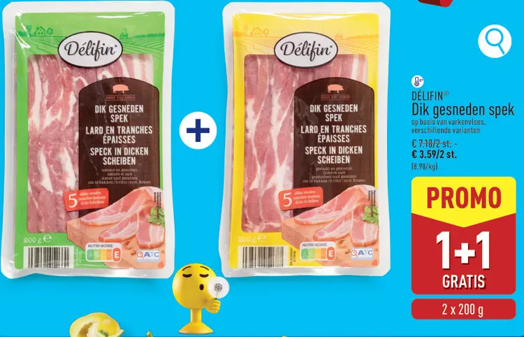 Promotie: Dik gesneden spek
