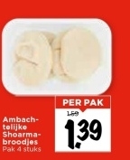 Aanbieding: Ambachtelijke Shoarma broodjes