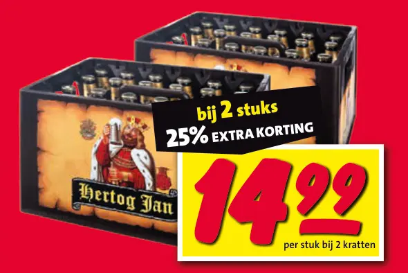 Aanbieding: Hertog Jan krat