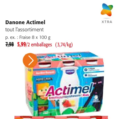 Offre: Actimel Immunsystem Kids