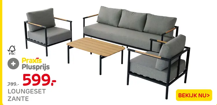 Aanbieding: Loungeset zante