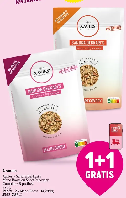 Offre: Granola Xavies' - Sandra Bekkari's Meno Boost