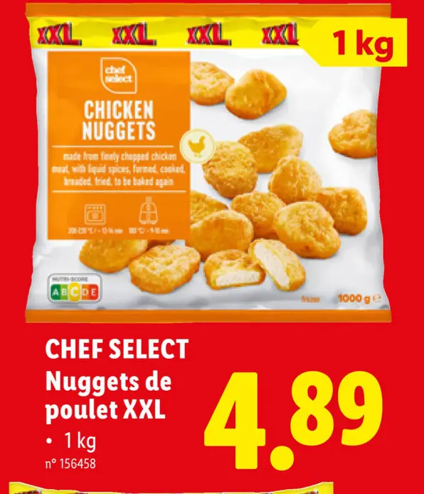 Offre: Nuggets de poulet XXL