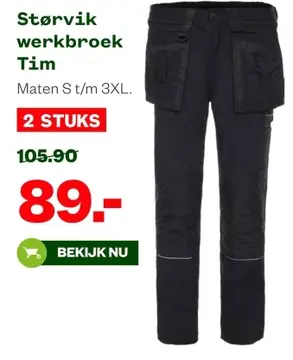 Aanbieding: Størvik werkbroek Tim
