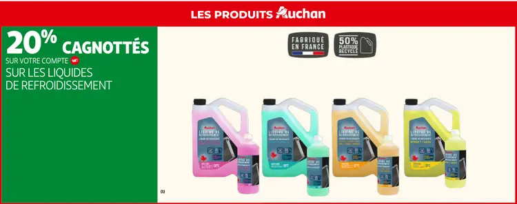 Offre: Liquides de refroidissement