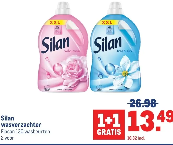 Aanbieding: Silan wasverzachter