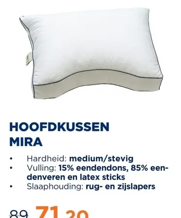 Aanbieding: Hoofdkussen mira
