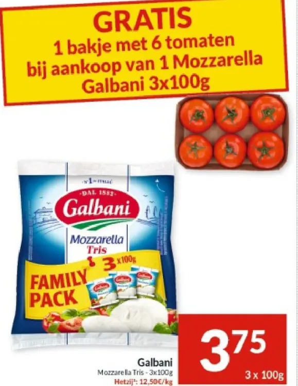 Promotie: Mozzarella Tris
