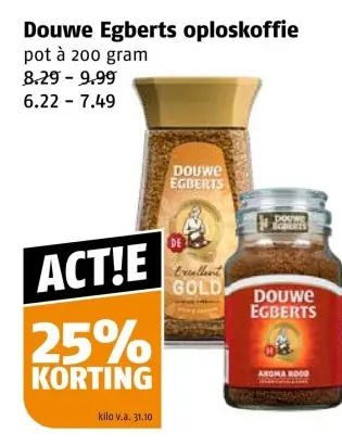 Aanbieding: Oploskoffie