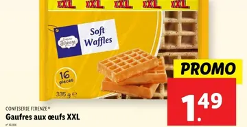 Offre: Gaufres aux œufs XXL