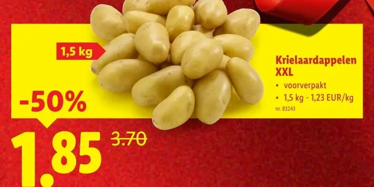 Promotie: Krielaardappelen XXL