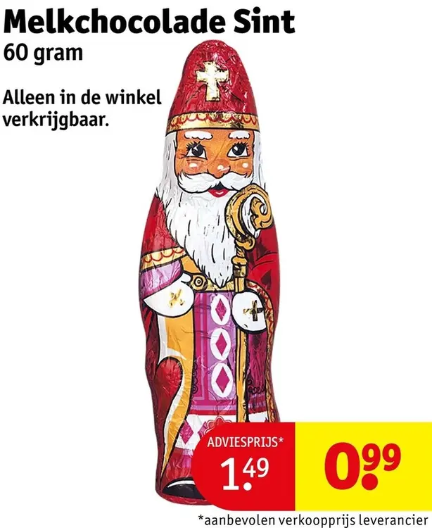 Aanbieding: Melkchocolade Sint