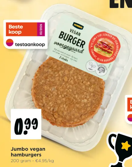 Promotie: Vegan hamburgers