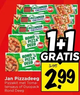 Aanbieding: Pizzadeeg