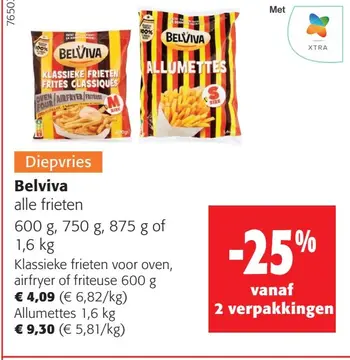 Aanbieding: Belviva frieten